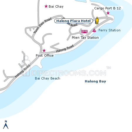 Halong Plaza Hotel map