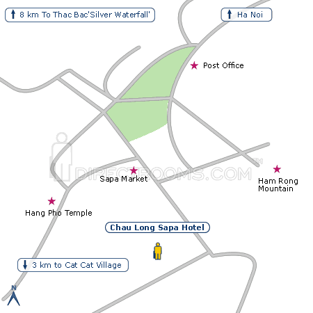 Chau Long Sapa Hotel map