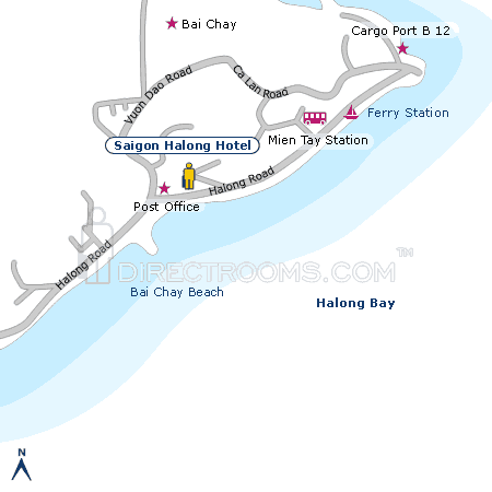 Saigon Halong Hotel map