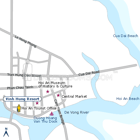 Vinh Hung Resort map