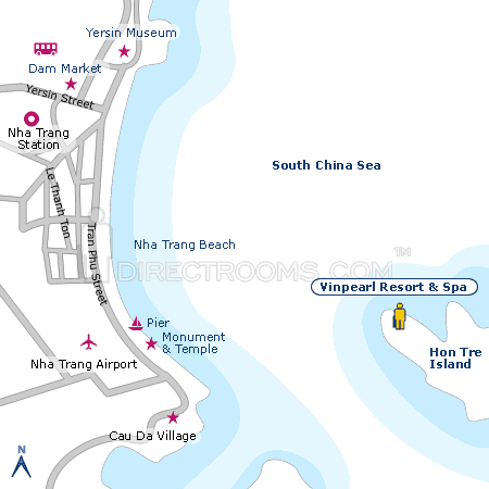 Vinpearl Resort & Spa map
