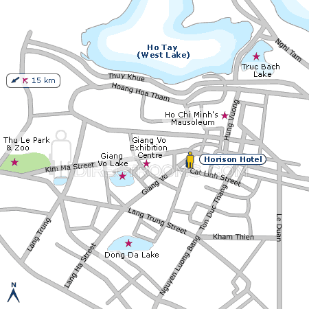 Horison Hotel map