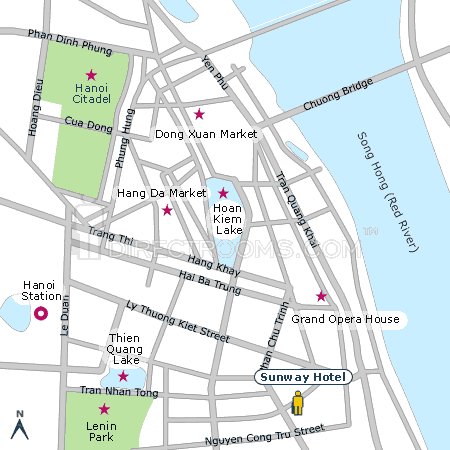 Sunway Hotel map